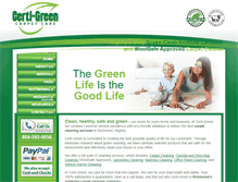 Tablet Screenshot of certigreenva.com